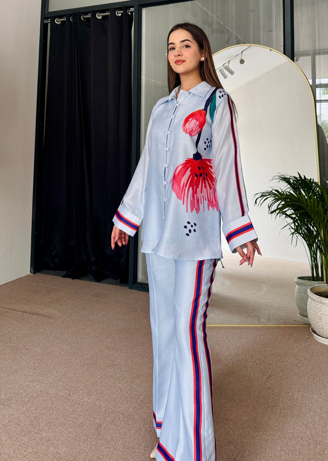 Blue Horizon Co-ord Set D6108