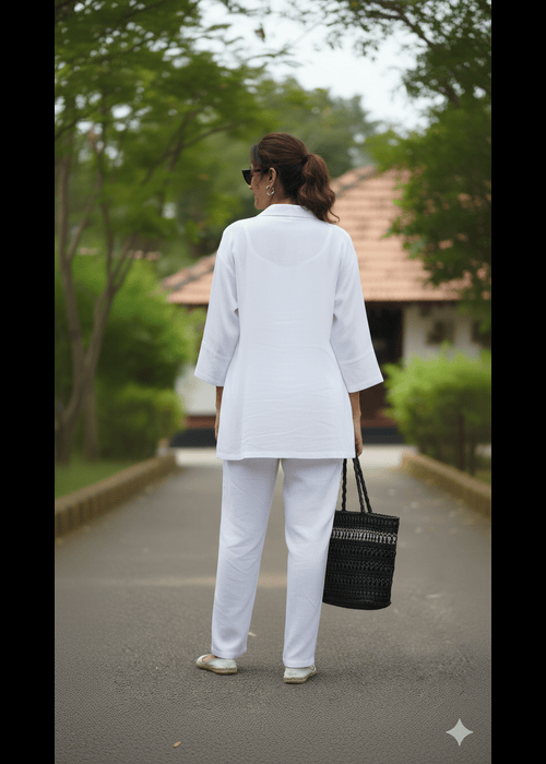 Classic Jam Cotton Shirt & Trousers Set D6288