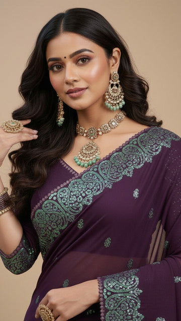 Where Deep Tones Meet Delicate Details  SD-1028