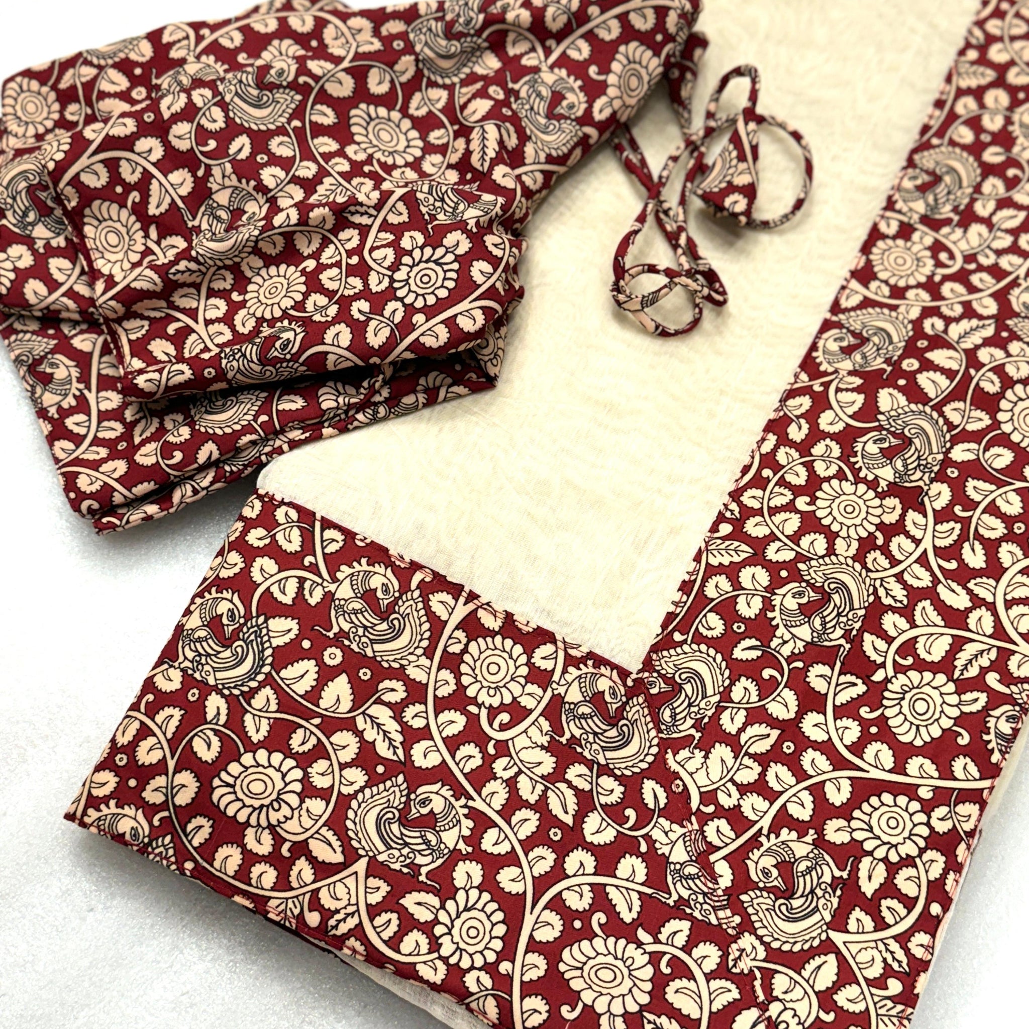 Chanderi Cotton with Designer Pichwai Kalamkari Border D5051