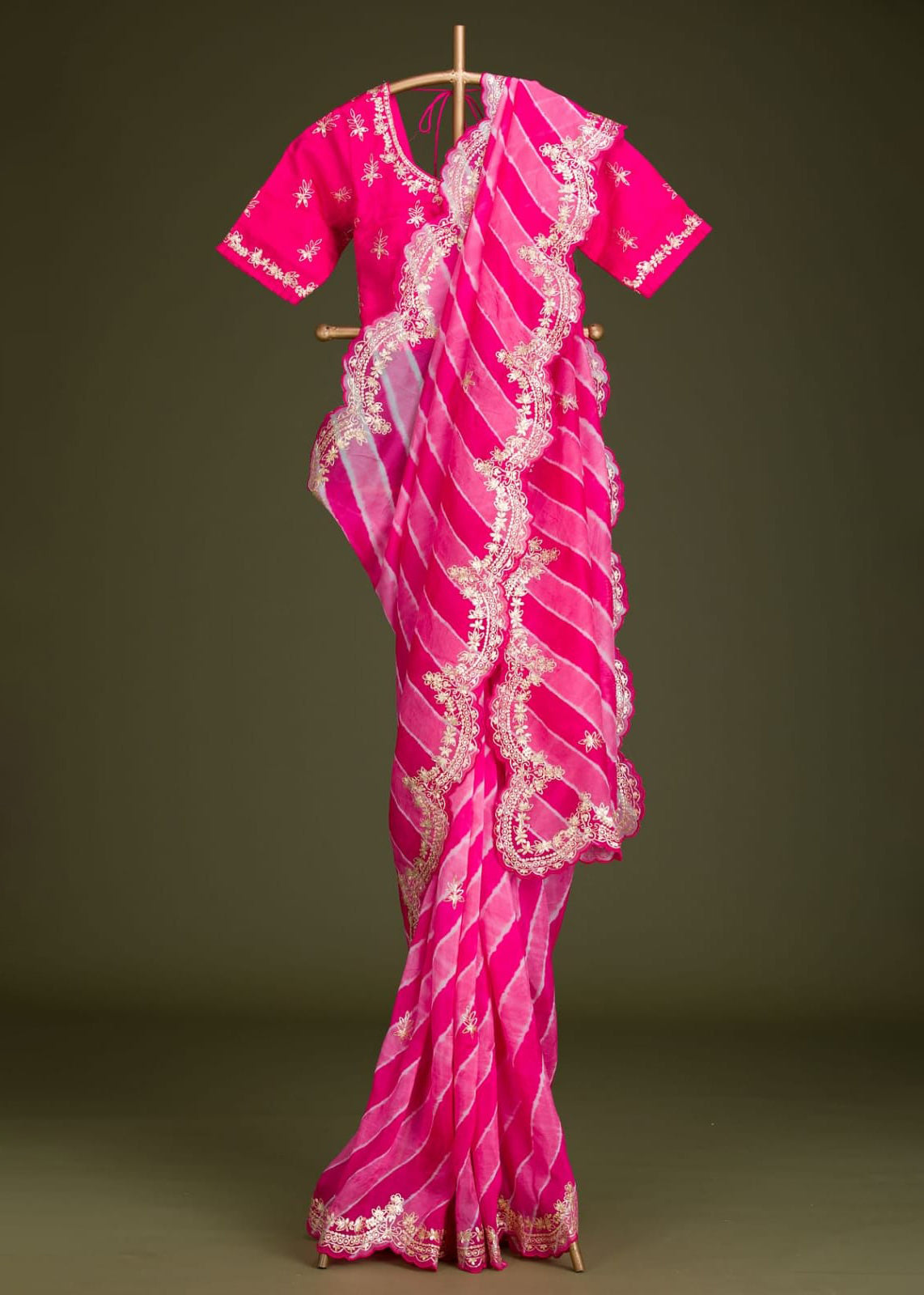 Laheriya Digital with Heavy Cotton thread work S2523