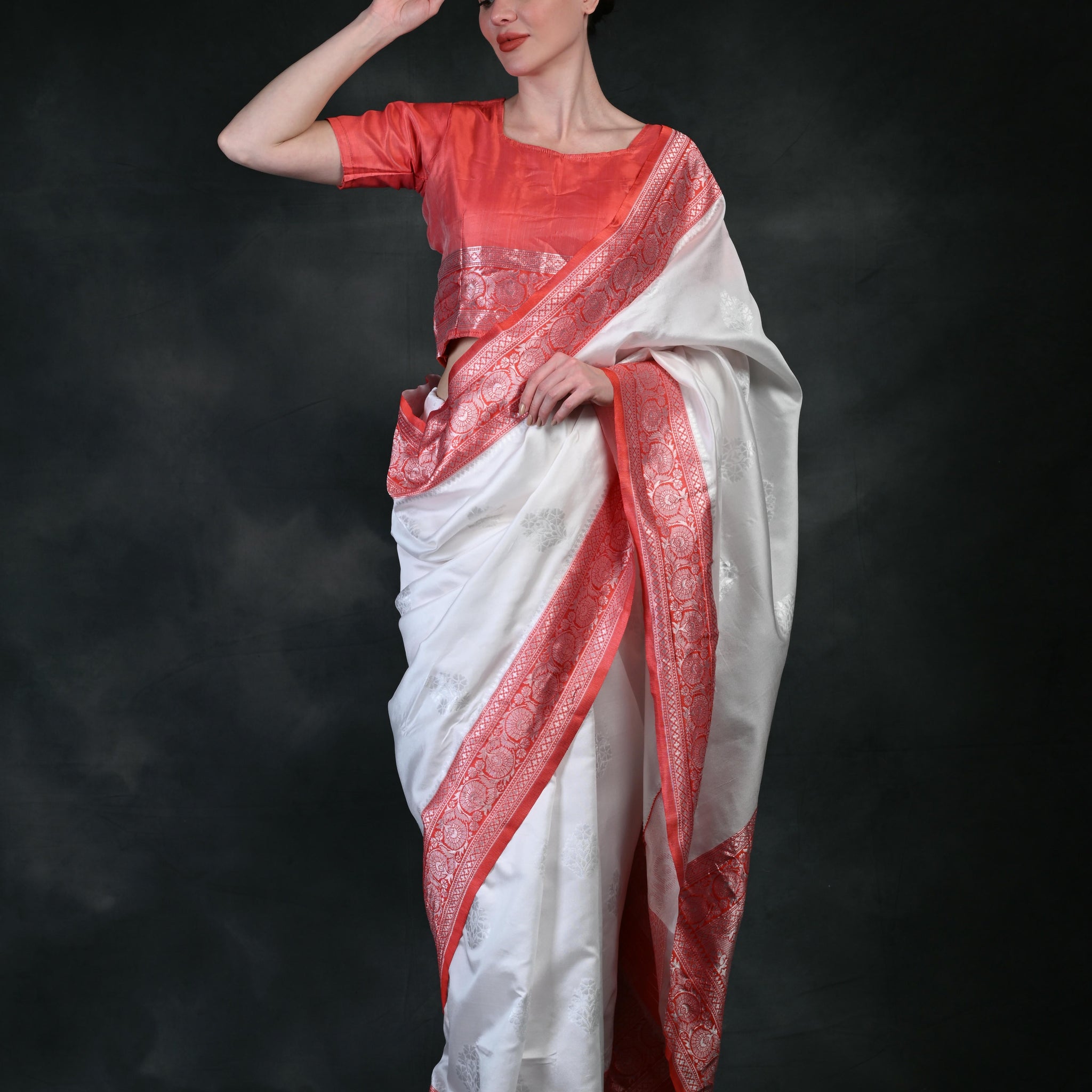 Beautiful Party wear Banarasi Silk Saree AY50113