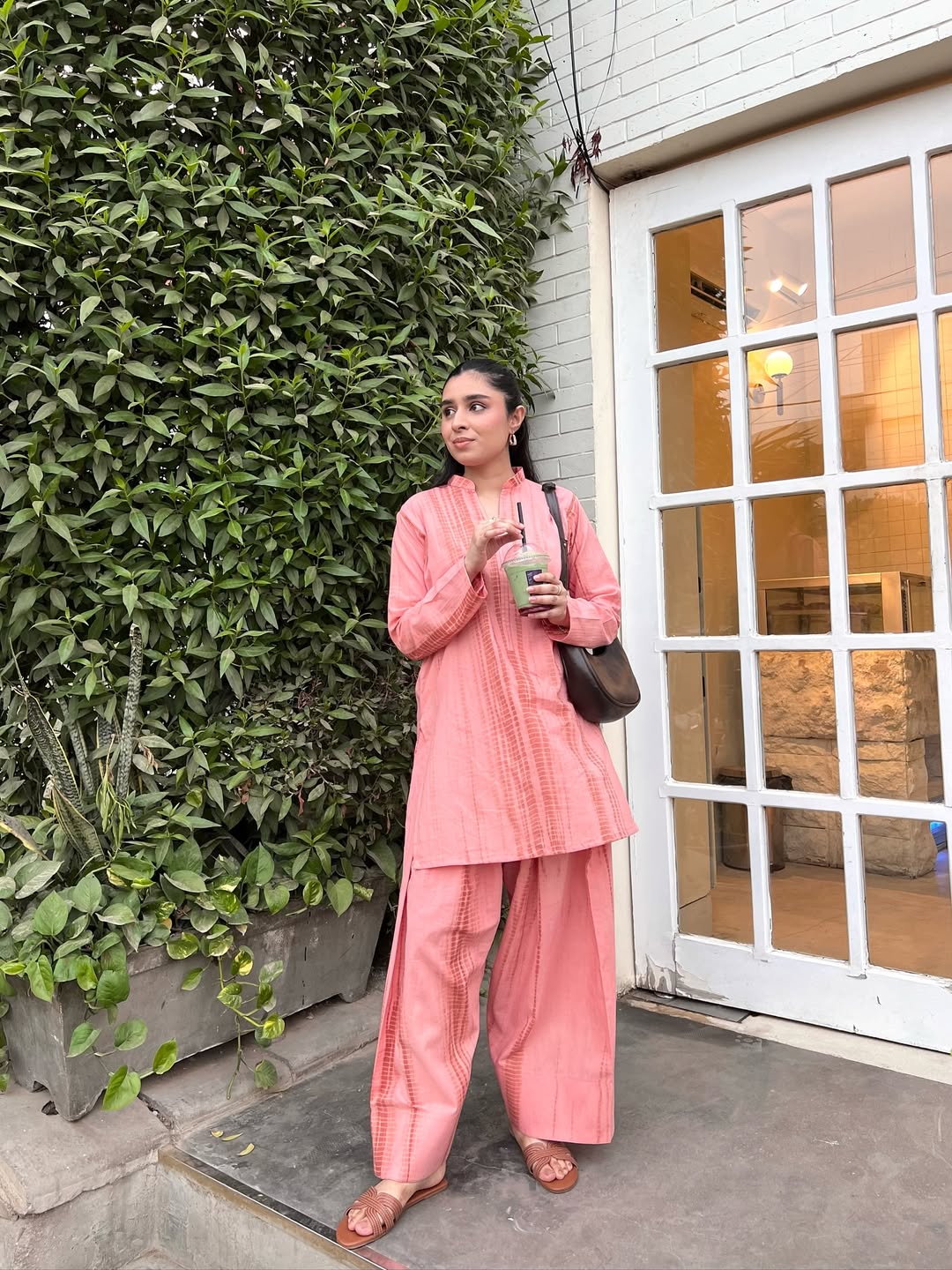 Blush Shibori Tie-Dye Co-ord Set D6301