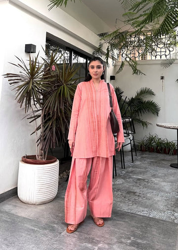 Blush Shibori Tie-Dye Co-ord Set D6301