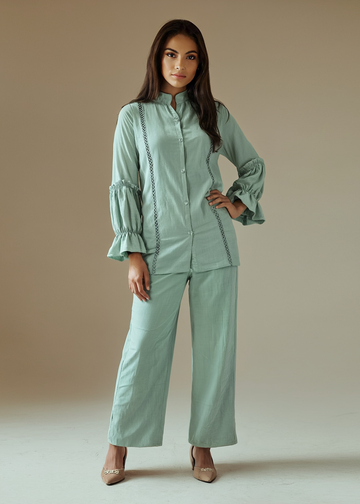 Glam & Glowing Green Co-ord Set D6199