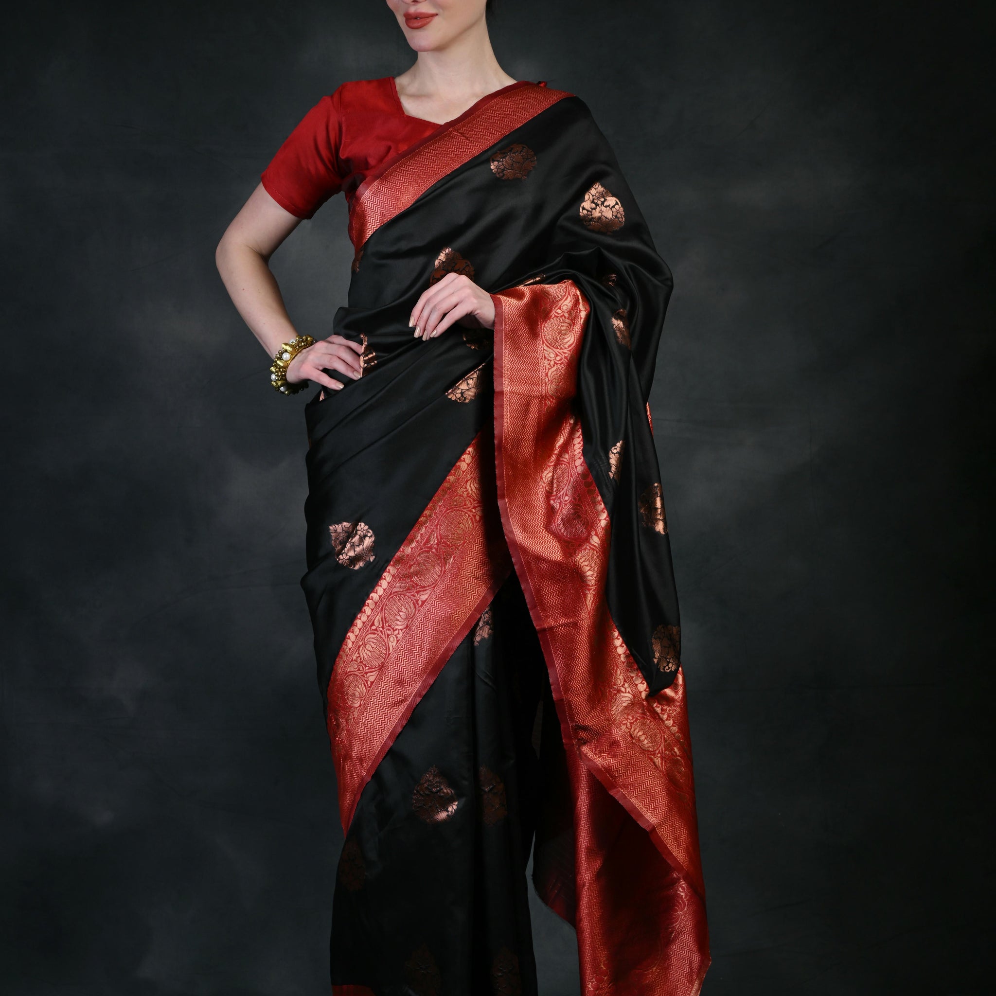 New Stylish Banarasi Silk woven Saree AY5072