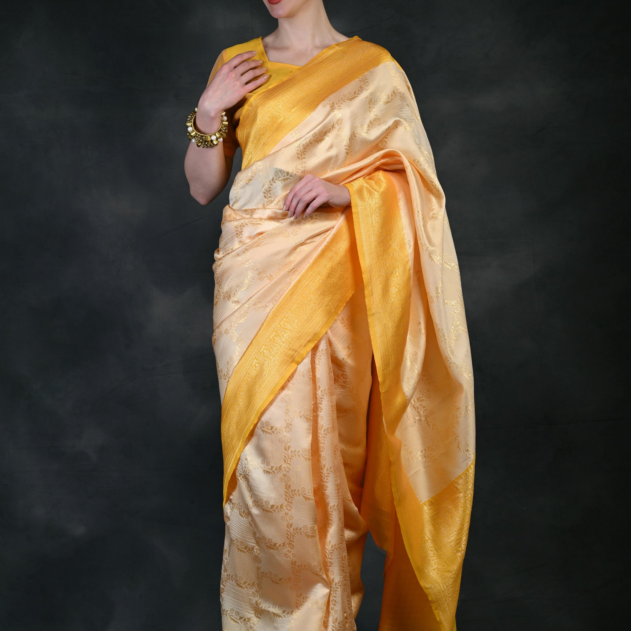 New Traditional Banarasi Silk woven Saree AY5028