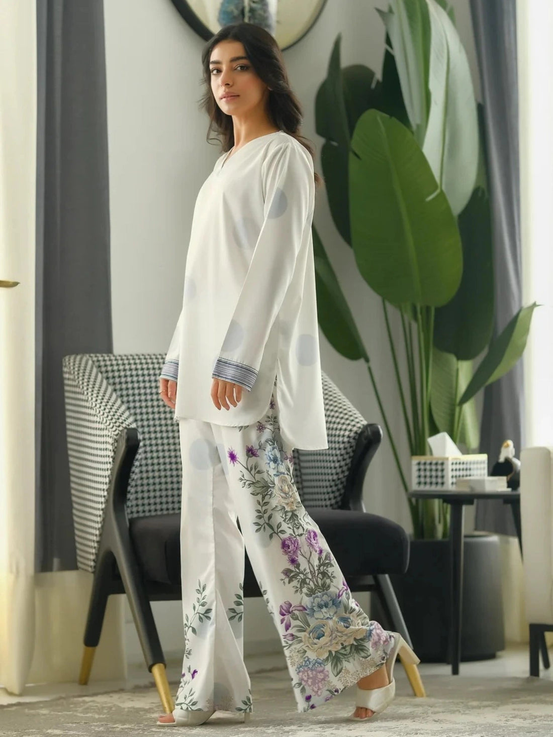 Spring Vibes Garden Printed Co-ord D6201