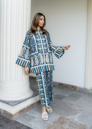 Vibe Check Printed Co-ord Set D6196 – Slay in Style