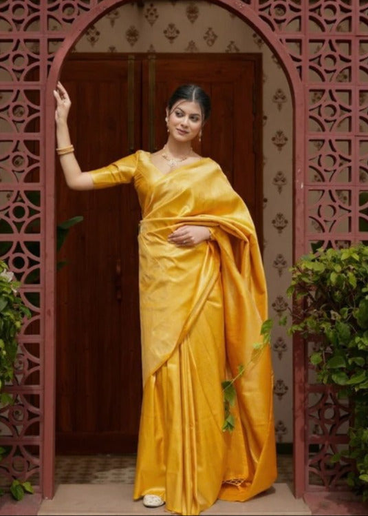 Banarasi Soft Silk Saree with rich traditional weave AY35022